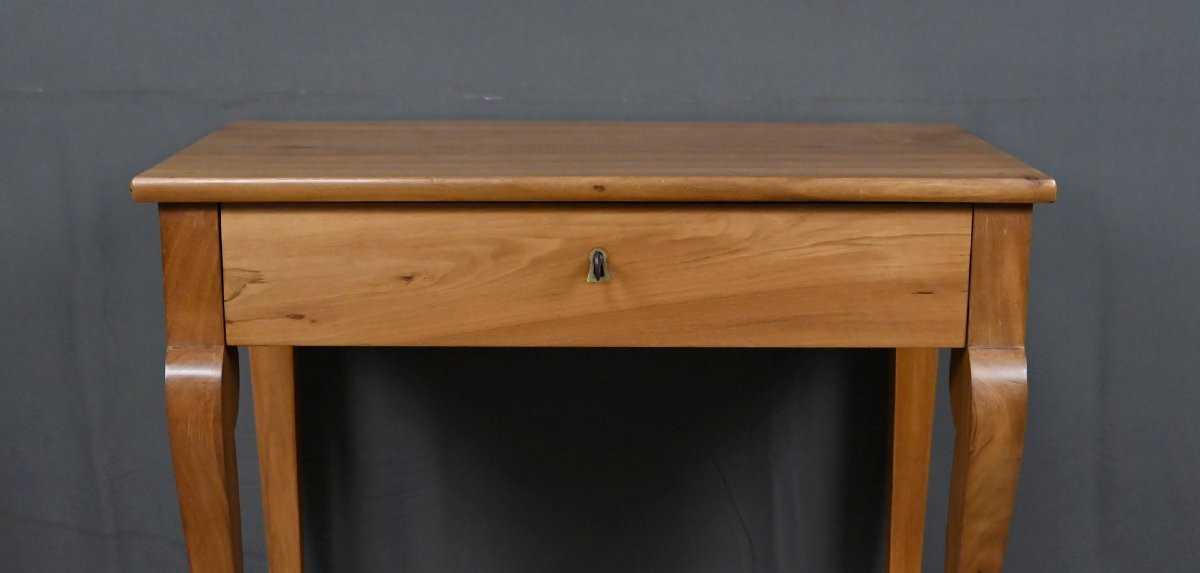 Small Walnut Console Table, Restoration Period – Early 19th Century-photo-4