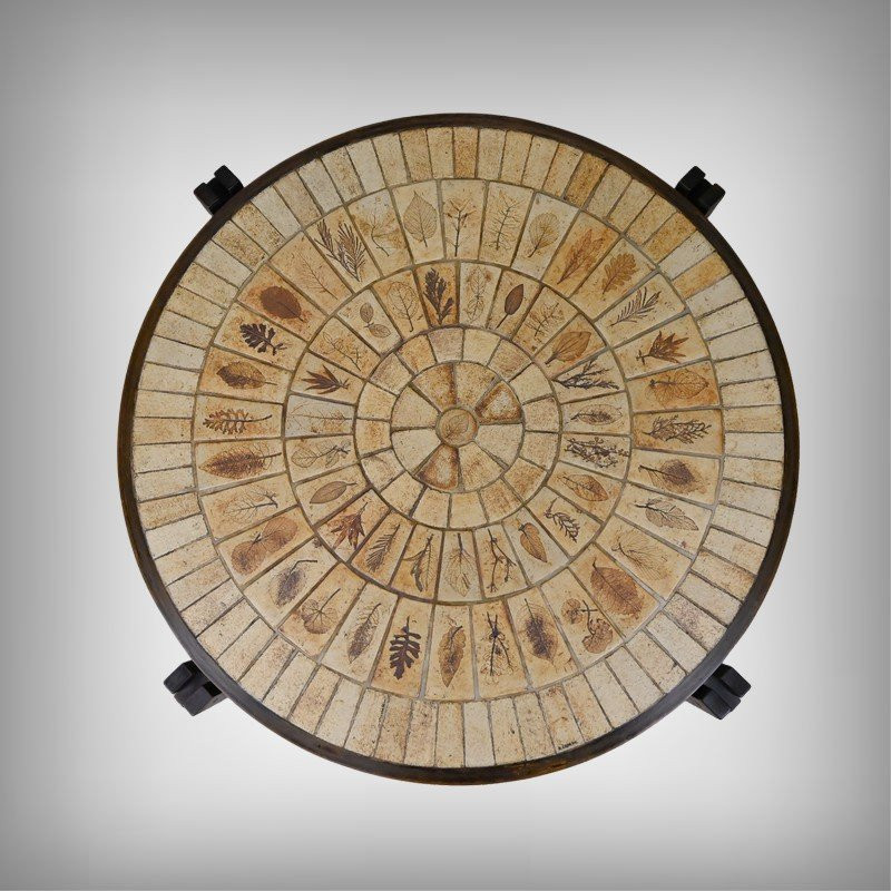 Table Basse signée R. Capron, Collection les Herbiers, Vallauris – 1960-photo-2