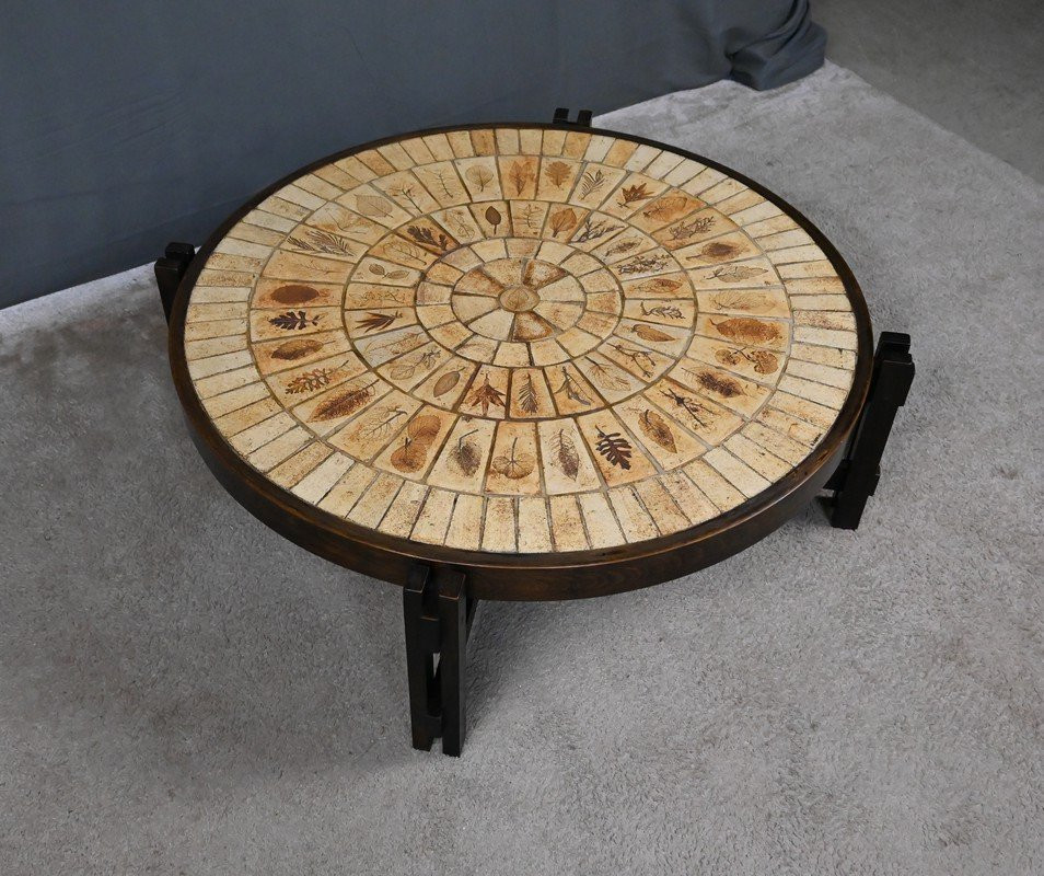 Table Basse signée R. Capron, Collection les Herbiers, Vallauris – 1960-photo-1