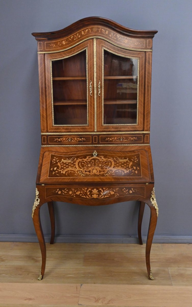 Bureau Scriban en Palissandre, époque Napoléon III – 2ème partie XIXe-photo-3