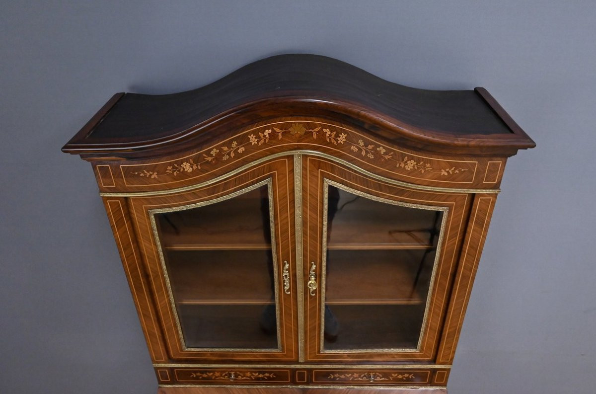 Bureau Scriban en Palissandre, époque Napoléon III – 2ème partie XIXe-photo-4