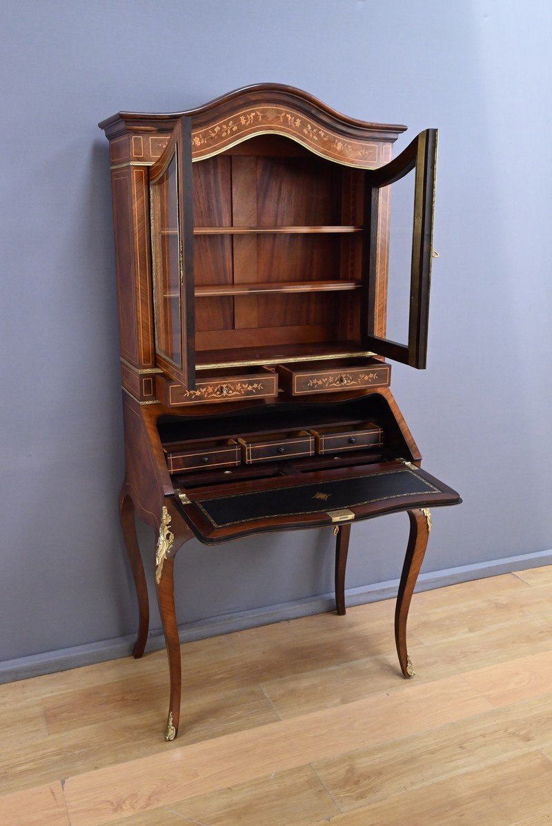 Bureau Scriban en Palissandre, époque Napoléon III – 2ème partie XIXe-photo-1