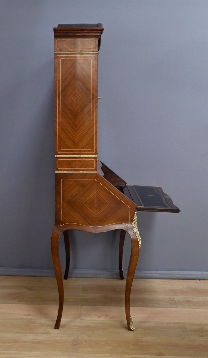 Bureau Scriban en Palissandre, époque Napoléon III – 2ème partie XIXe-photo-8