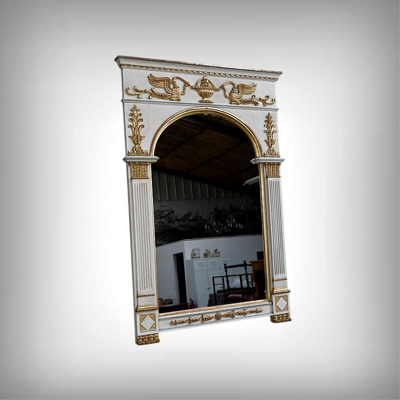 Large Mirror, Directoire Style - Early 20th Century-photo-2