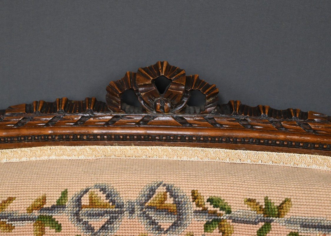 Stained Beech Sofa, Louis XVI Style -1920-photo-3