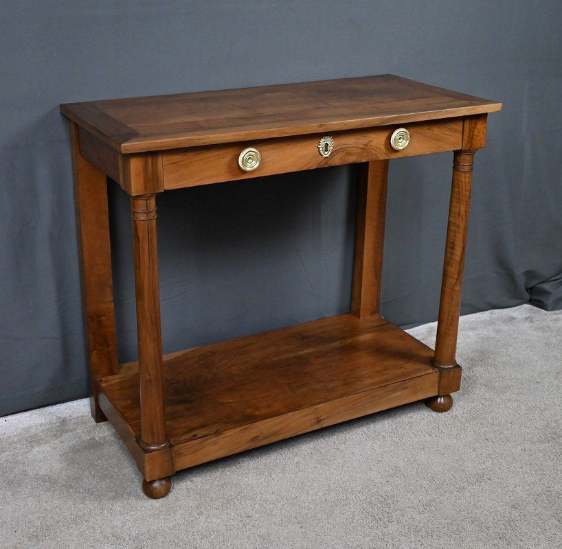 Console de Propriété en Noyer, époque Empire – Début XIXe-photo-3
