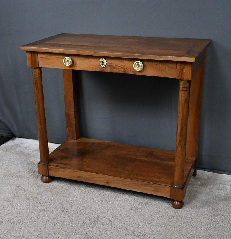 Console de Propriété en Noyer, époque Empire – Début XIXe-photo-4