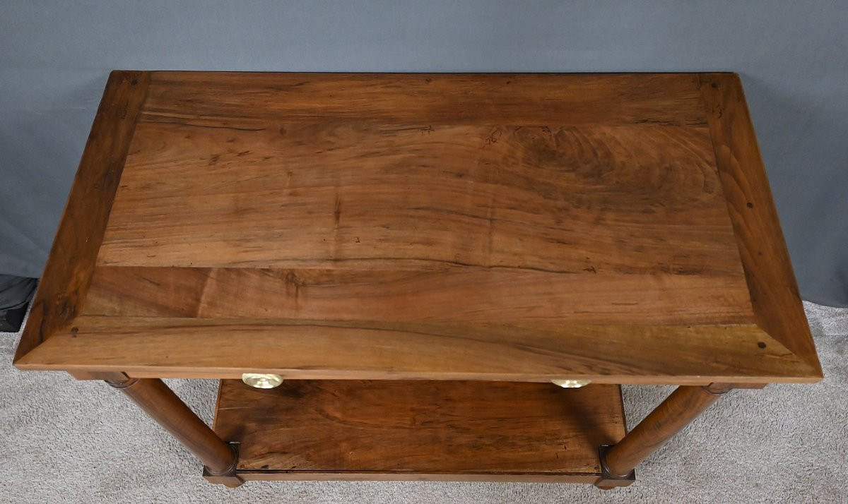 Console de Propriété en Noyer, époque Empire – Début XIXe-photo-1