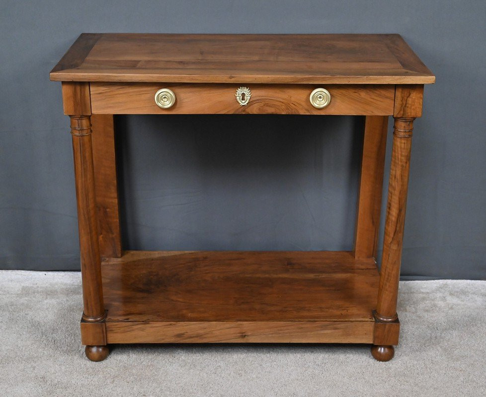 Console de Propriété en Noyer, époque Empire – Début XIXe-photo-2