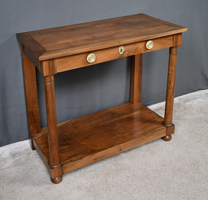 Console de Propriété en Noyer, époque Empire – Début XIXe-photo-8