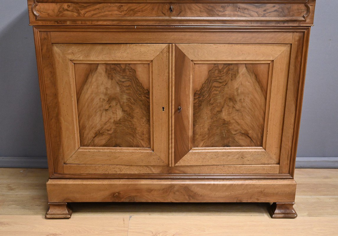 Buffet Commode en Noyer, style Louis-Philippe – 1900-photo-5