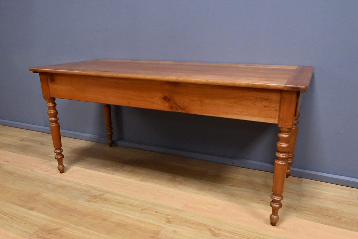 Table de Ferme en Merisier – Fin XIXᵉ-photo-3