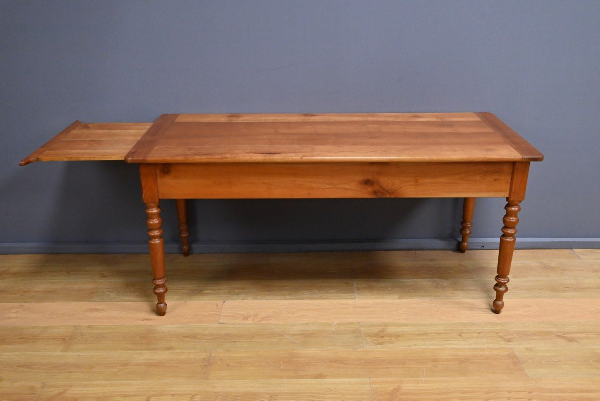 Table de Ferme en Merisier – Fin XIXᵉ-photo-2