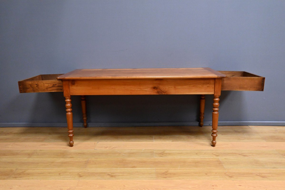 Table de Ferme en Merisier – Fin XIXᵉ-photo-4