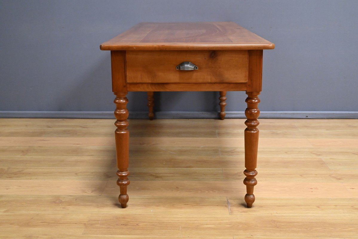 Table de Ferme en Merisier – Fin XIXᵉ-photo-8