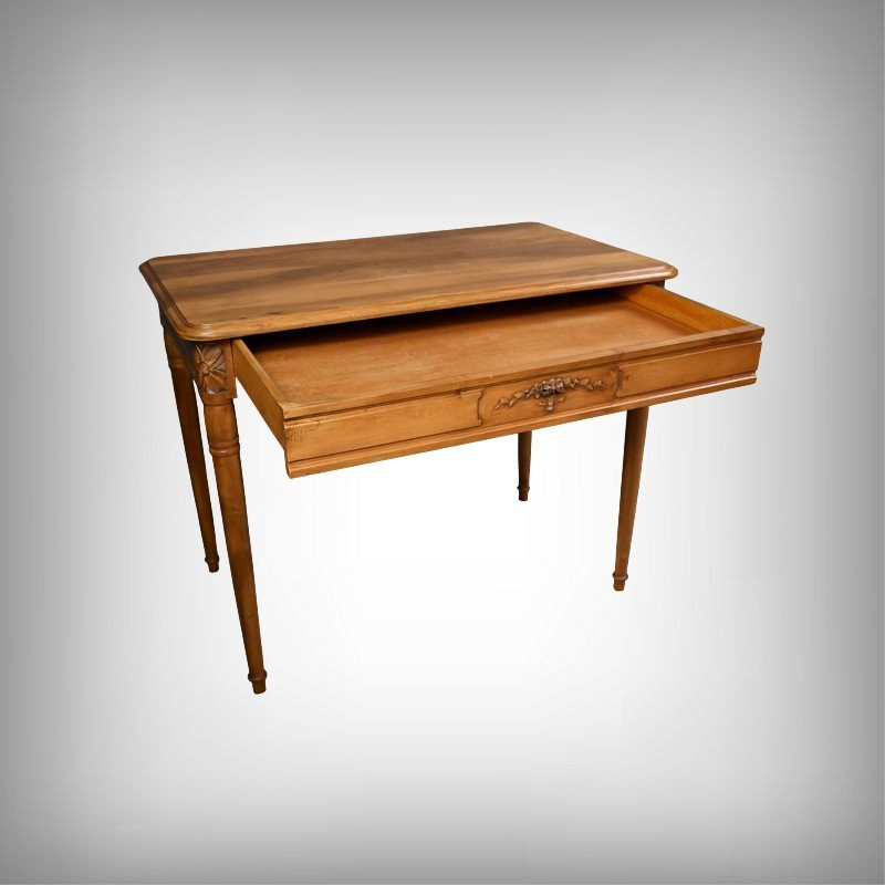 Table-Bureau en Noyer, Maison Henry Geneste – 1ère partie XXe-photo-2