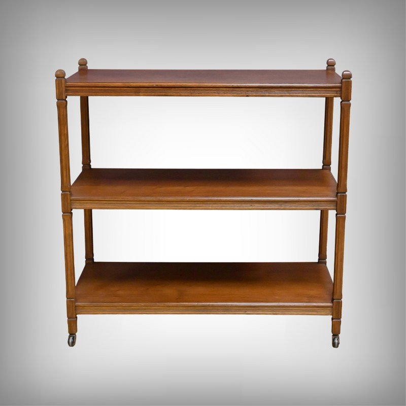 Blond Mahogany Sideboard On Castors - Early 20th Century-photo-2
