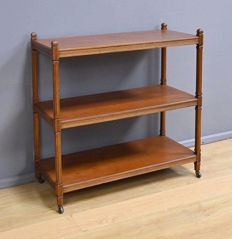 Blond Mahogany Sideboard On Castors - Early 20th Century-photo-3