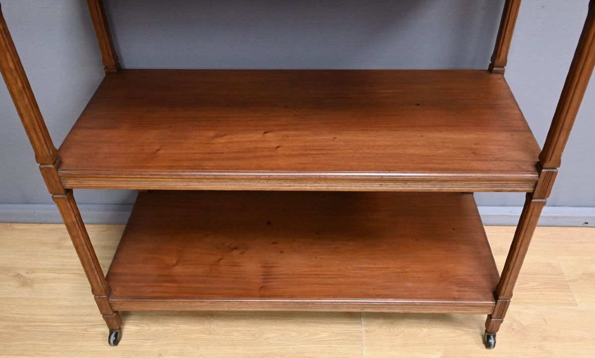 Blond Mahogany Sideboard On Castors - Early 20th Century-photo-1