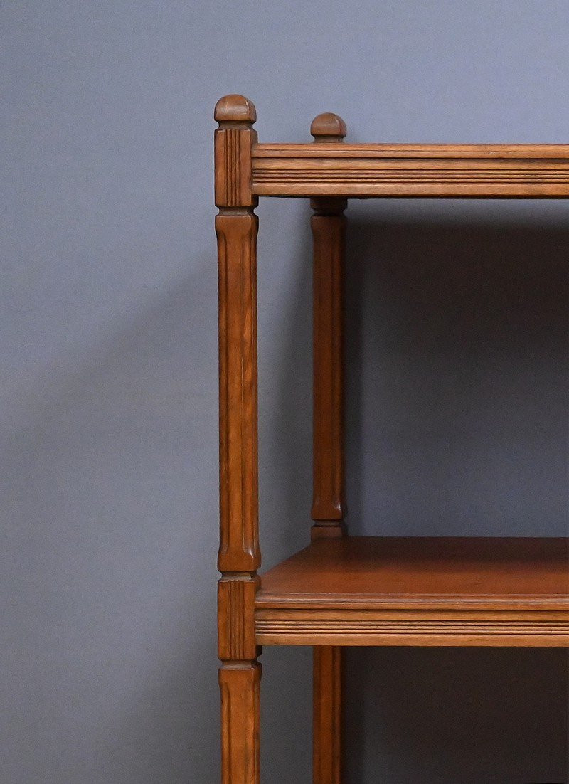 Blond Mahogany Sideboard On Castors - Early 20th Century-photo-3