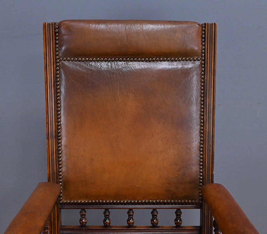 Mahogany Rocking Chair, England - Early 20th Century-photo-4