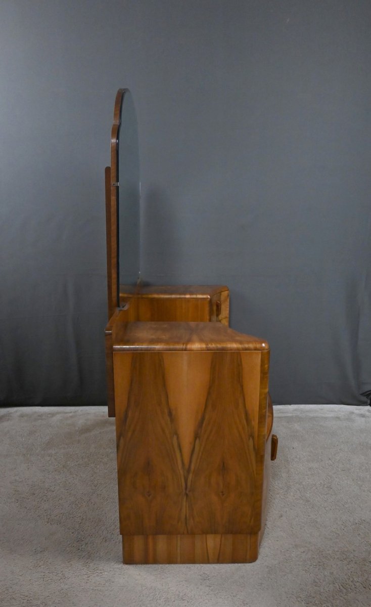 Burr Walnut Dresser, England - 1920-photo-7