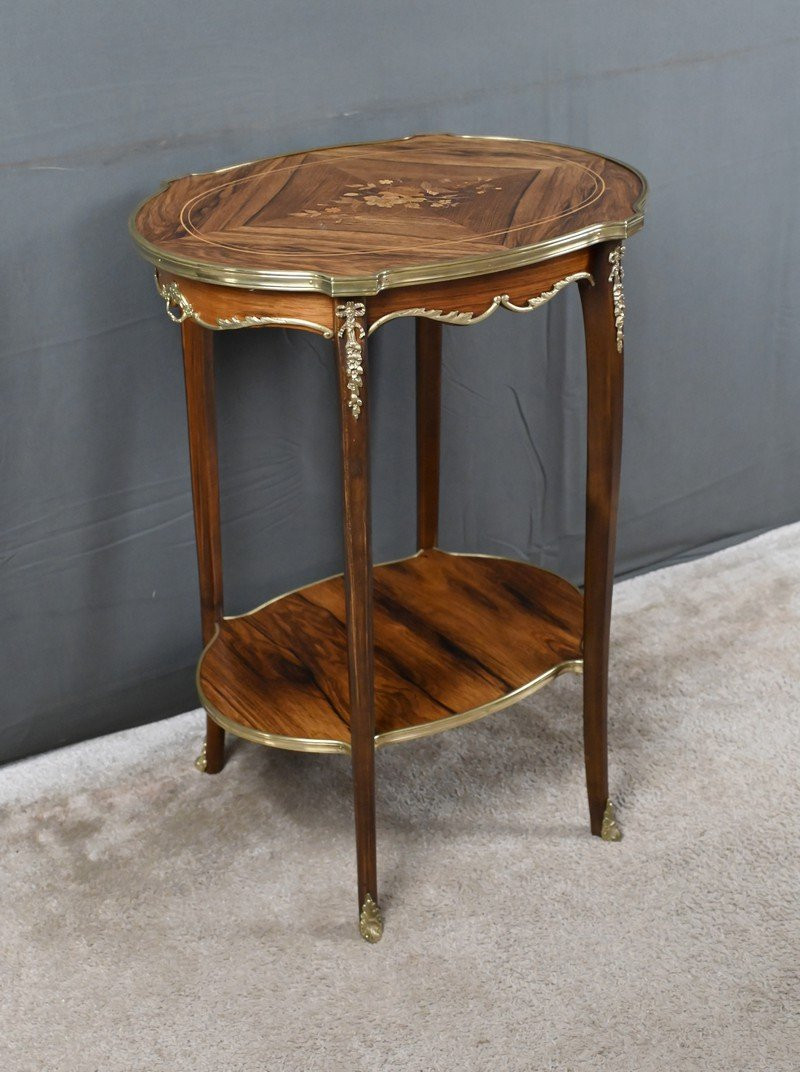 Table de Salon Guéridon en Palissandre, style Transition – 1re partie XXe-photo-3