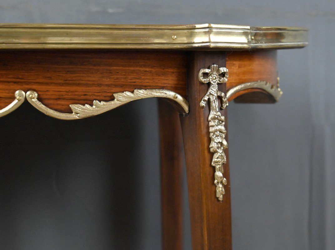 Table de Salon Guéridon en Palissandre, style Transition – 1re partie XXe-photo-7