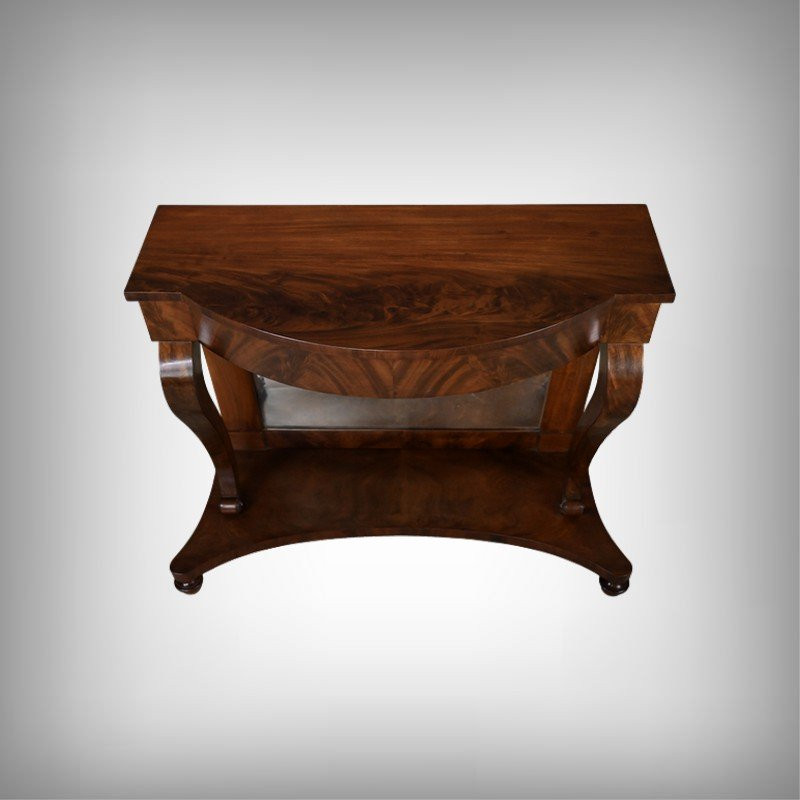 Console en Acajou, époque Restauration – 1re partie XIXe-photo-1
