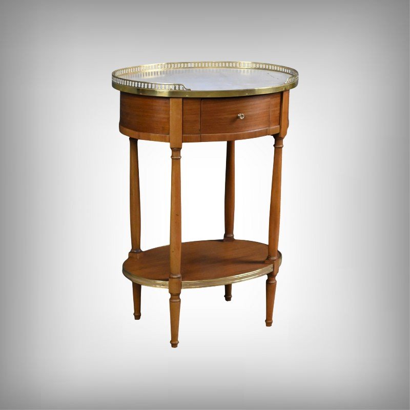Table de Salon en Acajou, style Louis XVI – 2ème partie XIXe e-photo-2