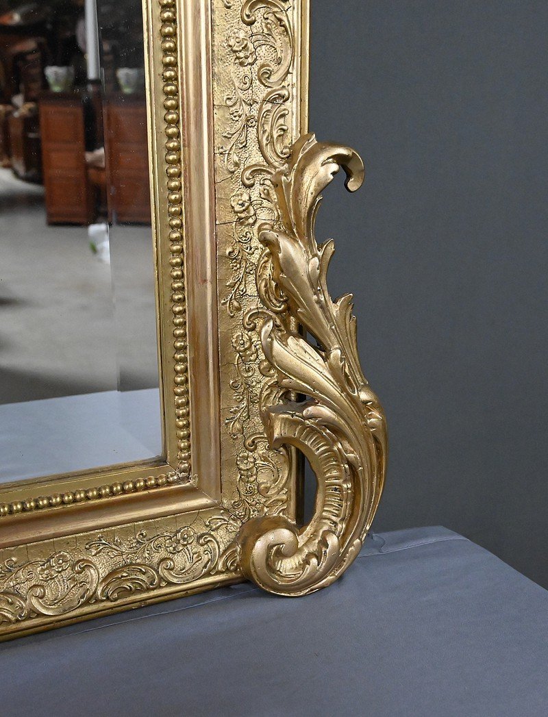 Miroir Biseauté à Fronton, style Louis XV – 2ème partie XIXe-photo-6