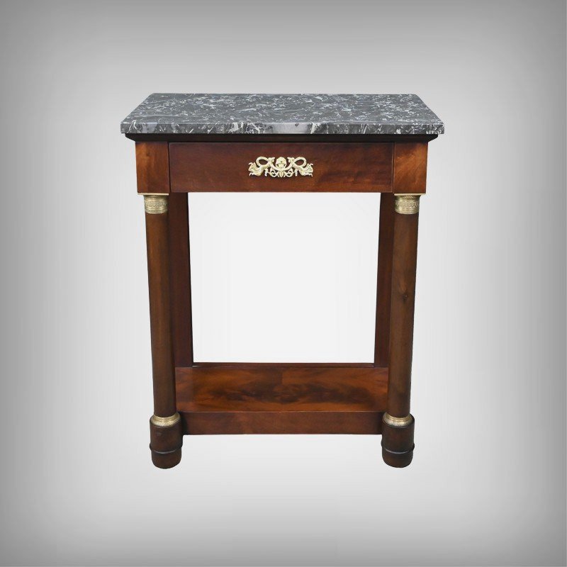 Petite Console en Acajou, style Empire – XIXe-photo-2