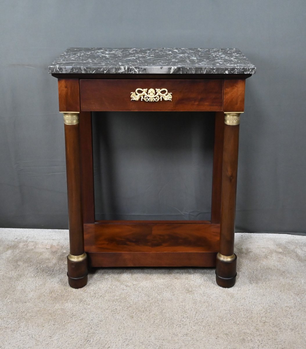 Petite Console en Acajou, style Empire – XIXe-photo-4