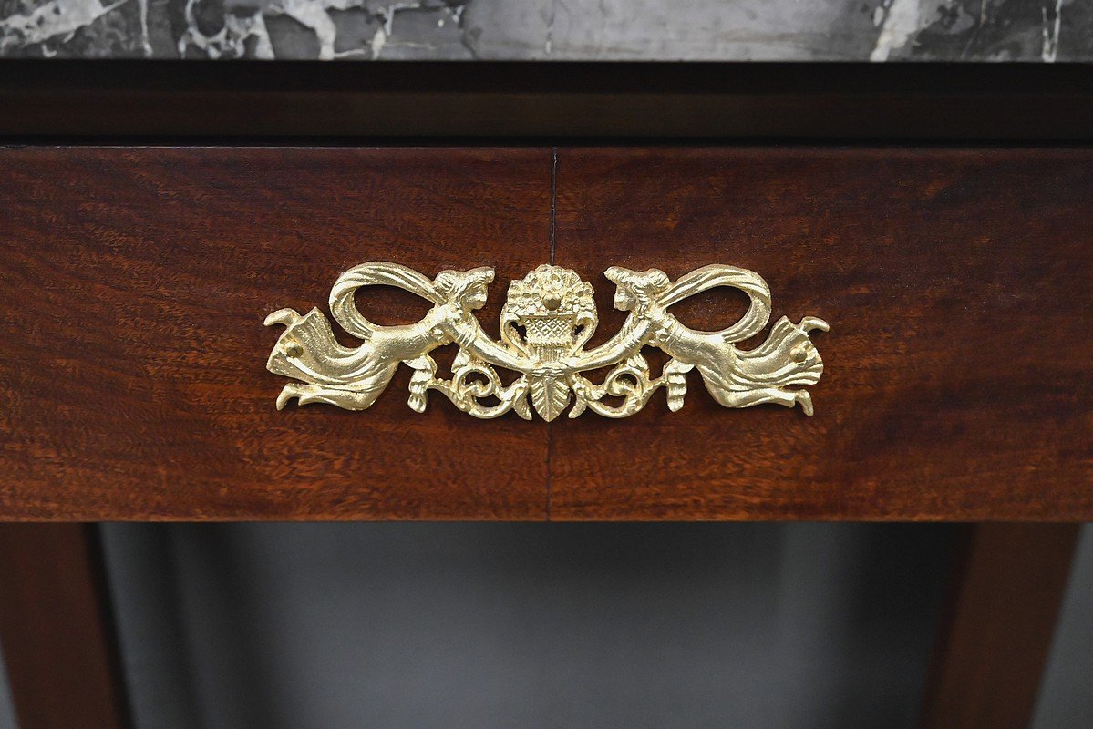Petite Console en Acajou, style Empire – XIXe-photo-5