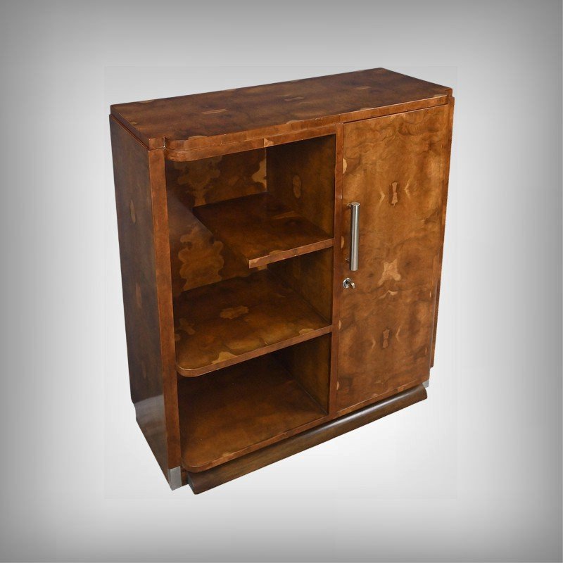 Art Deco Sideboard With Elm Burl Veneer – 1940