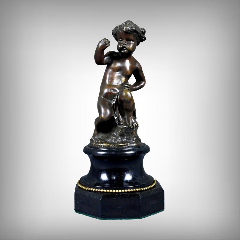 Paire de Putti en Bronze – 2ème partie XIXe-photo-2