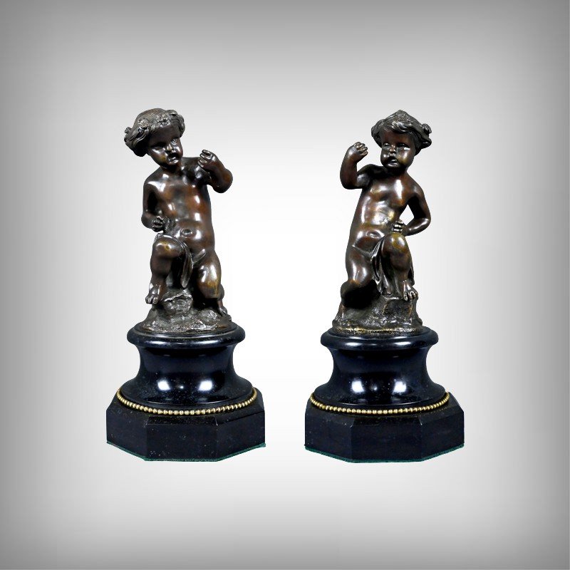 Paire de Putti en Bronze – 2ème partie XIXe