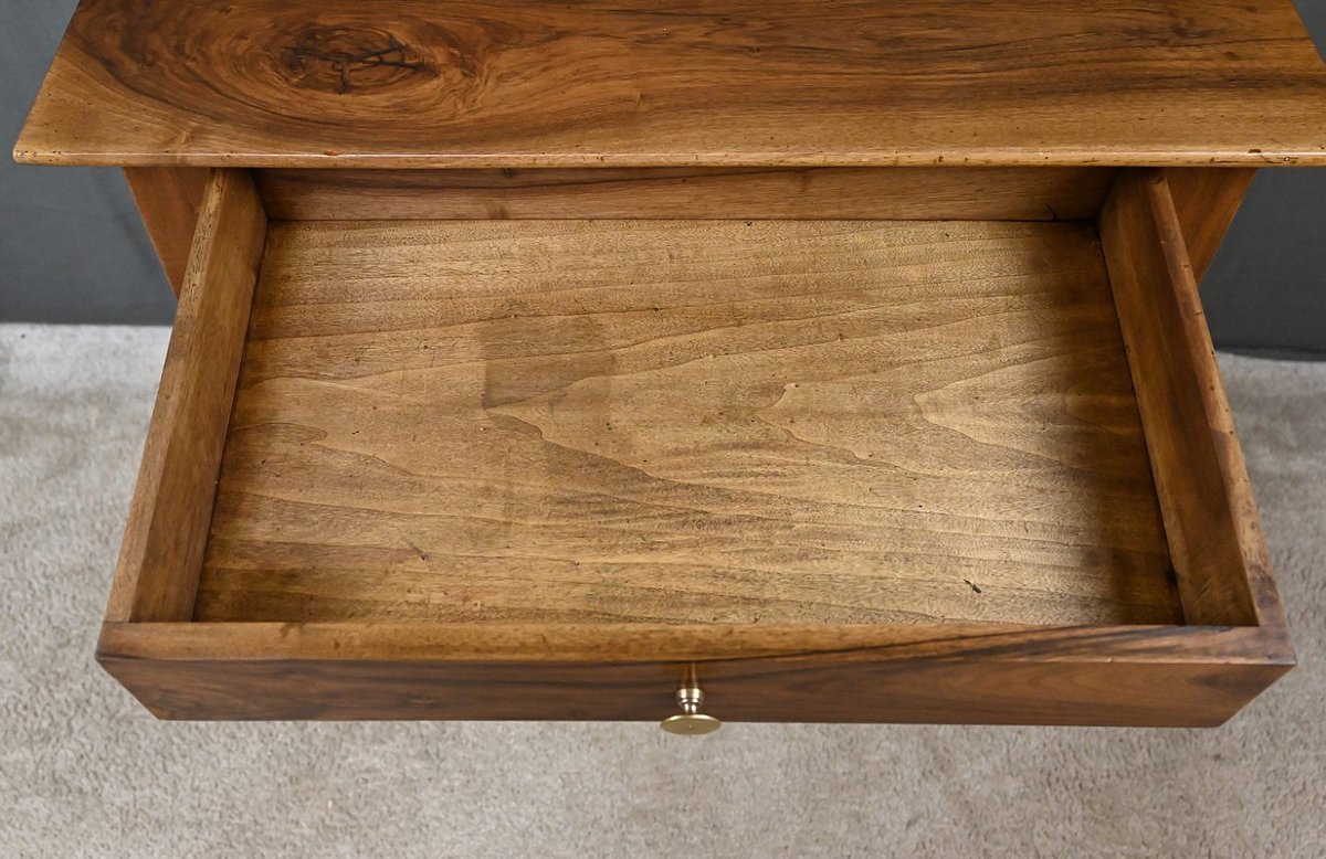 Petite Table Bureau en Noyer, style Louis-Philippe – XIXe-photo-6