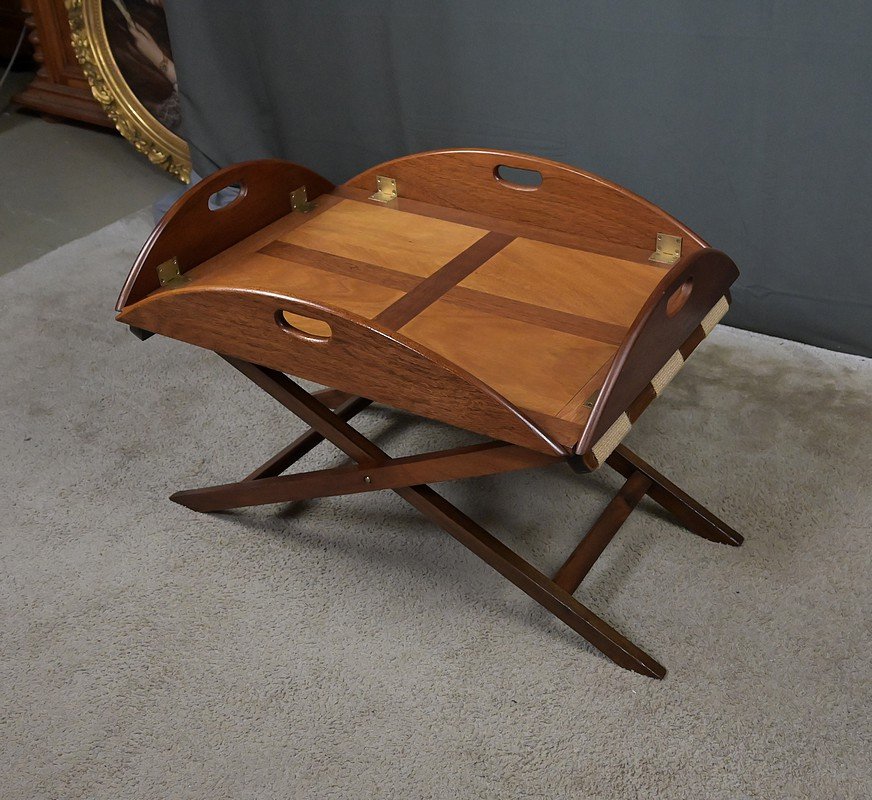 Table de Majordome Pliante en Acajou – 1940-photo-7