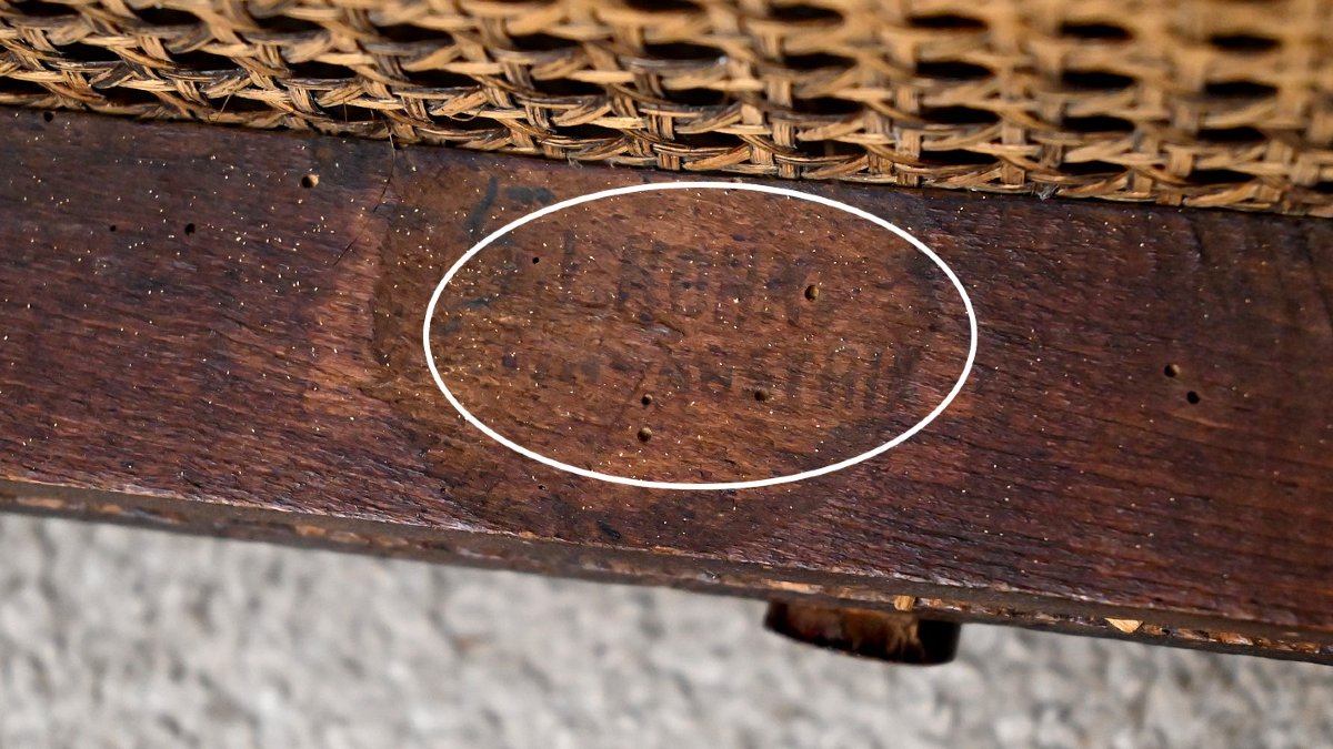 Curved Beech Bench, Stamped J&j Kohn – Early 20th Century-photo-3