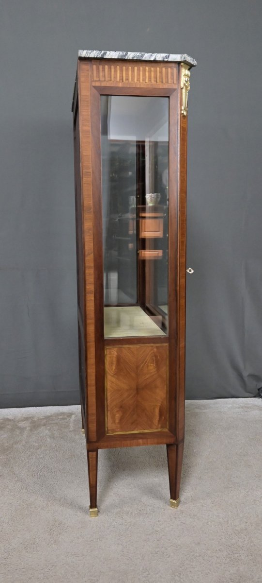 Vitrine en Acajou, style Louis XVI – Début XXe-photo-4