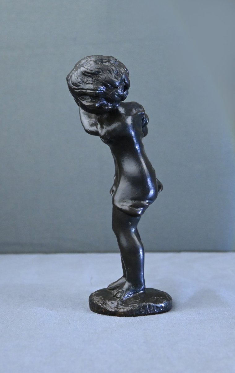 "cuckoo" Bronze Sculpture, Signed By Rosa Bonheur – Late 19th Century-photo-2
