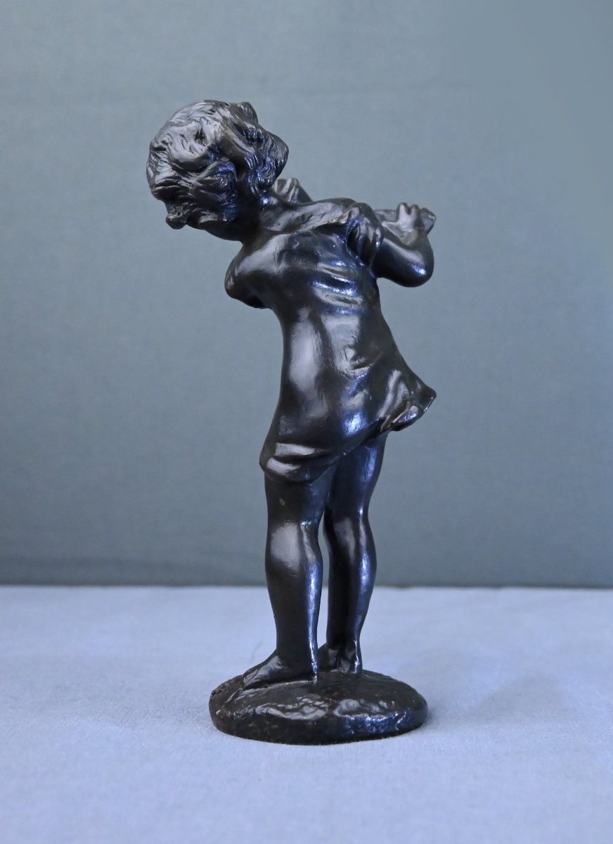 "cuckoo" Bronze Sculpture, Signed By Rosa Bonheur – Late 19th Century-photo-3