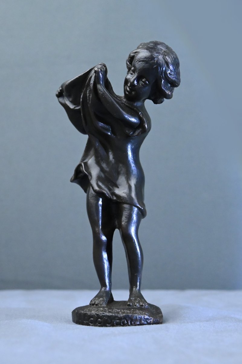"cuckoo" Bronze Sculpture, Signed By Rosa Bonheur – Late 19th Century-photo-8