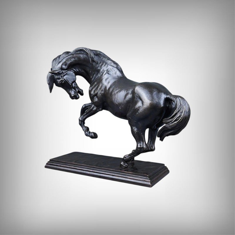Bronze "the Prancing Horse" – Late 19th Century-photo-2