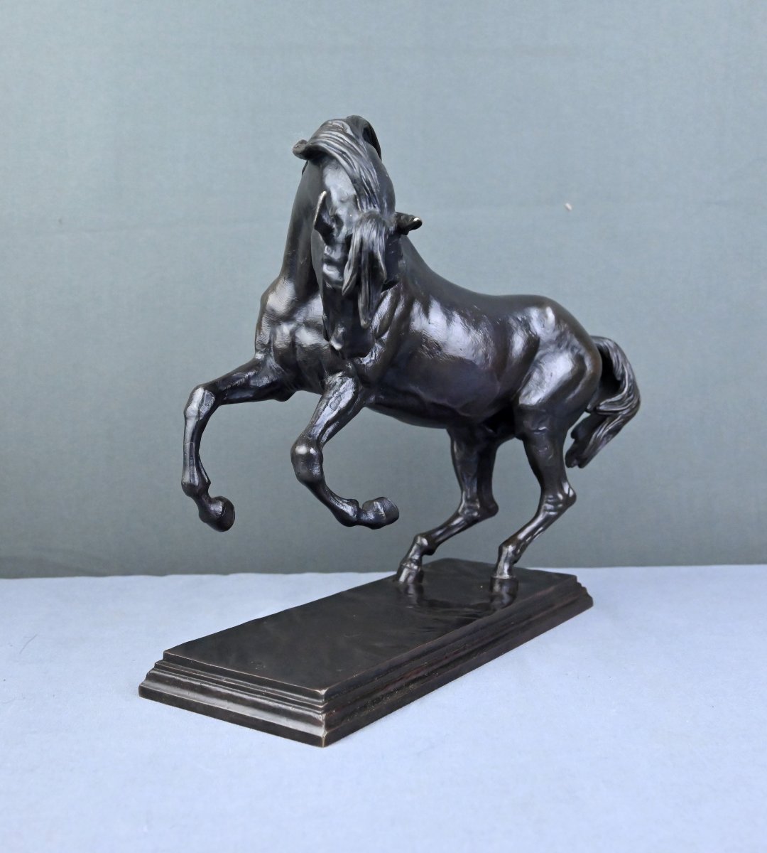 Bronze "the Prancing Horse" – Late 19th Century-photo-3
