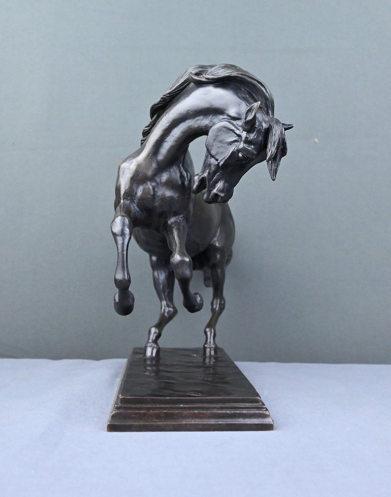 Bronze "the Prancing Horse" – Late 19th Century-photo-4