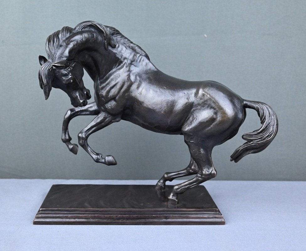 Bronze "the Prancing Horse" – Late 19th Century-photo-6