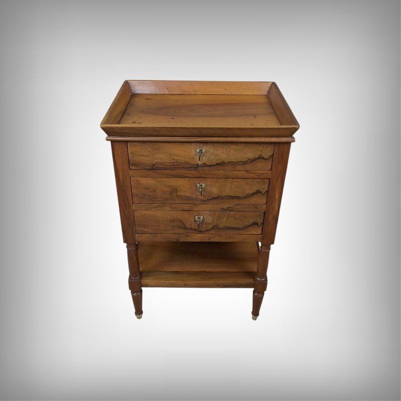 Petite Table de Salon en Noyer, style Louis-Philippe – Milieu XIXe-photo-2