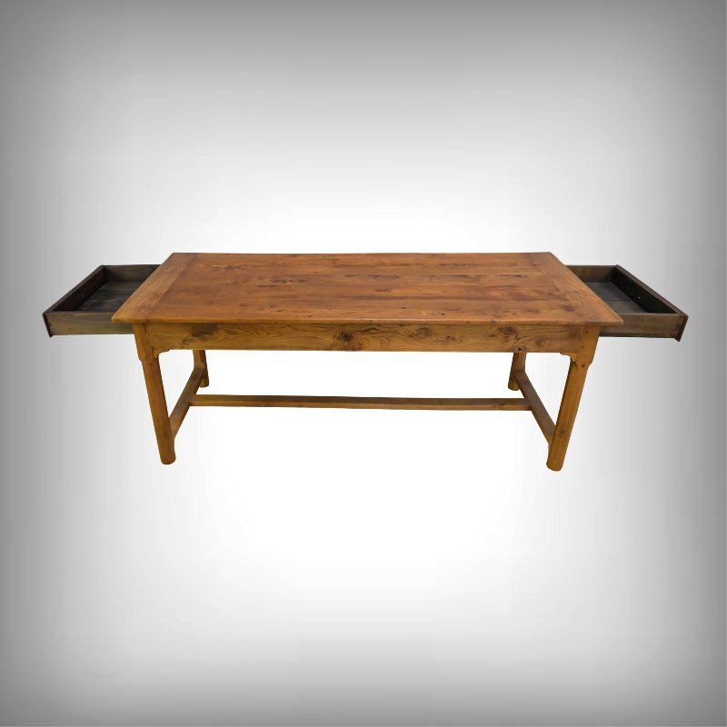 Table de Ferme en Frêne & Chêne – 2ème partie XIXe-photo-2